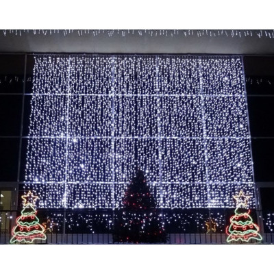 Гирлянда штора No Brand Водопад 300x300 см 320 LED Белый свет (2816368848) Гирлянда штора No Brand Водопад 300x300 см 320 LED Белый свет (2816368848)