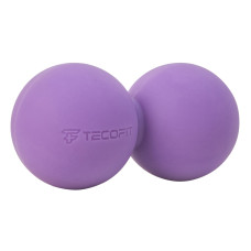 Шар массажный TECOFIT Fitness Peanut Silicon ball 12.8x6.4 см Фиолетовый (TOP19045128)
