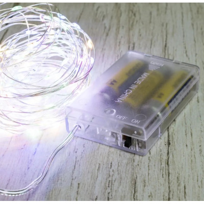 Світлодіодна гірлянда No Brand 30 LED 10 м 3 шт Білий (2104618837) Світлодіодна гірлянда No Brand 30 LED 10 м 3 шт Білий (2104618837)