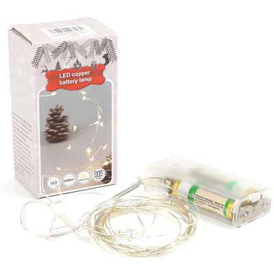 Світлодіодна гірлянда No Brand 30 LED 5 м 3 шт Білий (2104618838)
