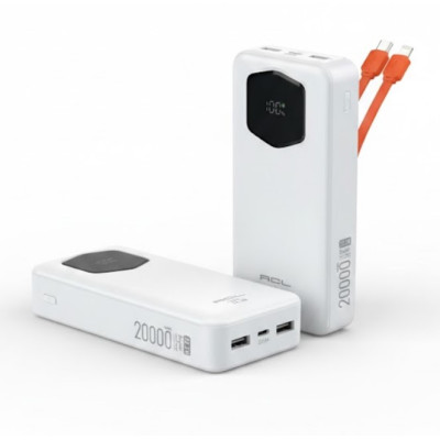 Портативный повербанк ACL PW-140 Power bank 20000 мАч Белый (2104618843) Портативный повербанк ACL PW-140 Power bank 20000 мАч Белый (2104618843)