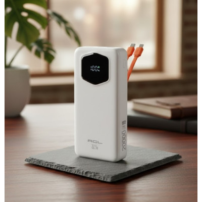 Портативный повербанк ACL PW-140 Power bank 20000 мАч Белый (2104618843) Портативный повербанк ACL PW-140 Power bank 20000 мАч Белый (2104618843)