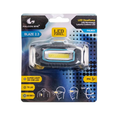 Фонарь налобный Falcon Eye Blaze 2.3 70х35х32 мм Серый (FHL0024) Фонарь налобный Falcon Eye Blaze 2.3 70х35х32 мм Серый (FHL0024)