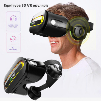 Очки виртуальной реальности для смартфонов Inspire VR Park Black (VR-Park-2) Очки виртуальной реальности для смартфонов Inspire VR Park Black (VR-Park-2)