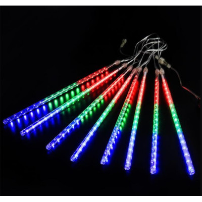Світлодіодна LED-гірлянда-сосульки для фасаду та вулиці No Brand 50 см Мультиколір (2104618857) Світлодіодна LED-гірлянда-сосульки для фасаду та вулиці No Brand 50 см Мультиколір (2104618857)