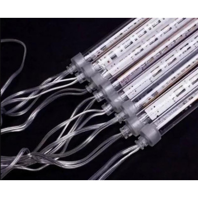 Світлодіодна LED-гірлянда-сосульки для фасаду та вулиці No Brand 50 см Мультиколір (2104618857) Світлодіодна LED-гірлянда-сосульки для фасаду та вулиці No Brand 50 см Мультиколір (2104618857)