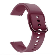 Ремешок Universal 20mm Silicone Design Samsung/Amazfit/Huawei Maroon (35723_3667339)