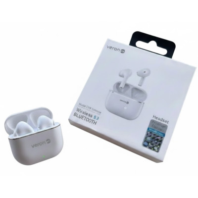 Беспроводные наушники TWS Veron E38 Airy Bluetooth 5.3 White (2104618868) Беспроводные наушники TWS Veron E38 Airy Bluetooth 5.3 White (2104618868)