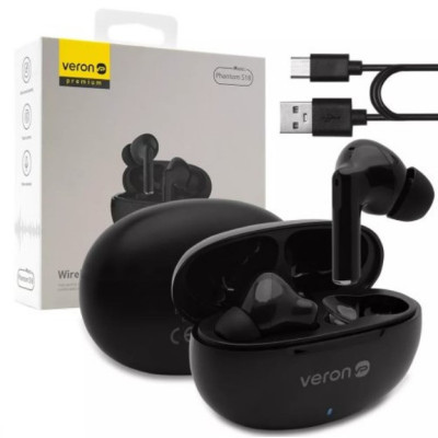 Беспроводные наушники TWS Bluetooth Headset Veron W07 Liberty Black (2104618869) Беспроводные наушники TWS Bluetooth Headset Veron W07 Liberty Black (2104618869)