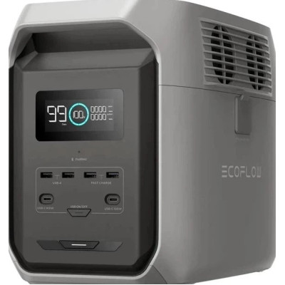 Зарядная станция EcoFlow Delta 3 1800 Вт 1536 Wh LiFePO4 Черно-серый (EFDELTA1500-EU)