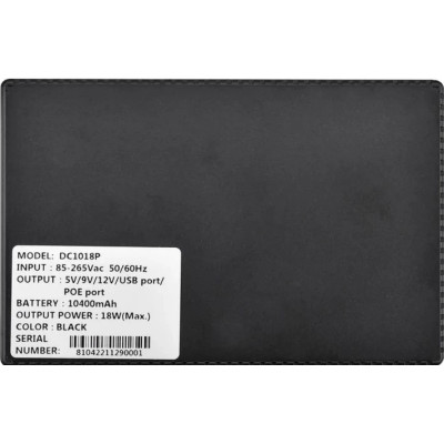 Джерело живлення для роутера Merlion MINI DC1018P 18 Вт 10400 mAh (2104618907) Джерело живлення для роутера Merlion MINI DC1018P 18 Вт 10400 mAh (2104618907)