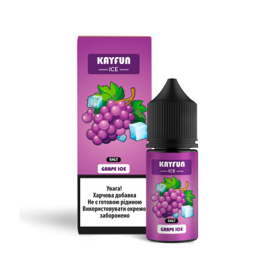 Набор компонентов для самозамеса солевой заправки FlavorLab Kayfun Ice 30 мл 0-50 мг Grape Ice (18733-hbr)