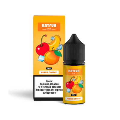 Набор компонентов для самозамеса солевой заправки FlavorLab Kayfun Ice 30 мл 0-50 мг Peach Cherry (18737-hbr)