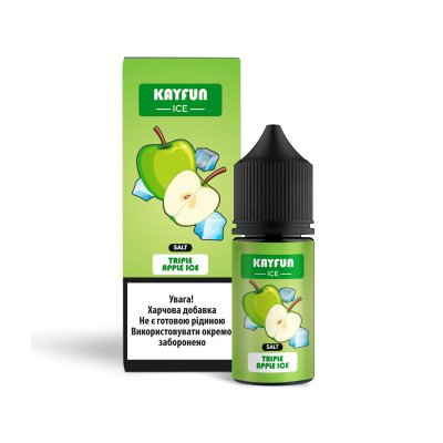 Набор компонентов для самозамеса солевой заправки FlavorLab Kayfun Ice 30 мл 0-50 мг Triple Apple Ice (18739-hbr)