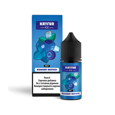 Набор компонентов для самозамеса солевой заправки FlavorLab Kayfun Ice 30 мл 0-50 мг Blueberry Menthol (18741-hbr)