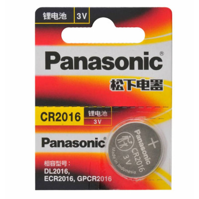 Батарейка дискова Panasonic CR2016 3V (18595-hbr)