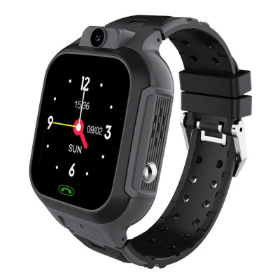 Смарт-часы детские Lemfo LT37 4G GPS Wi-Fi SIM Black (18756-hbr)