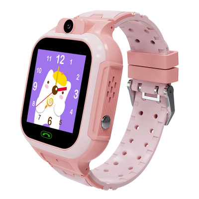 Смарт-часы детские Lemfo LT37 4G GPS Wi-Fi SIM Pink (18757-hbr)