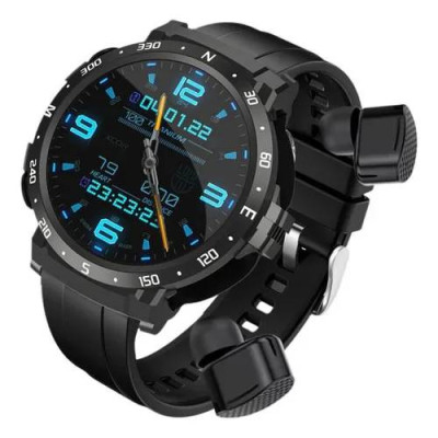 Смарт-часы с наушниками Lemfo Q10 Black (18754-hbr) Смарт-часы с наушниками Lemfo Q10 Black (18754-hbr)