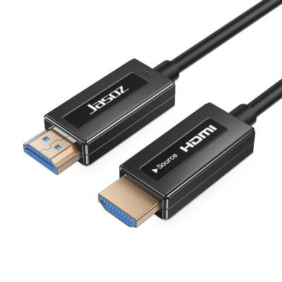 Кабель оптичний Jasoz A138 HDMI AOC 2.1 8K 60Hz 20 м Чорний (HDMIFO-20m)
