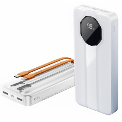 Портативный повербанк ACL PW-139 22.5W 10000 мАч Белый (2104618971) Портативный повербанк ACL PW-139 22.5W 10000 мАч Белый (2104618971)