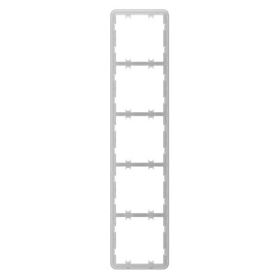 Рамка для розеток або вимикачів Ajax Frame 5 seats vertical 8.28x36.65x0.63 см (301120)