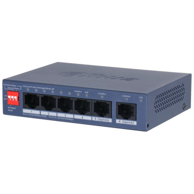 Керований PoE-комутатор Dahua DH-CS4006-4ET2GT-36 4-портовий (303049) Керований PoE-комутатор Dahua DH-CS4006-4ET2GT-36 4-портовий (303049)