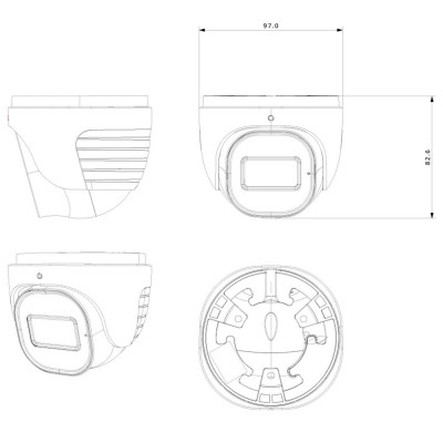 IP-відеокамера Provision ISR DI-340IPEN-28-G-V4 4 Мп (303527)