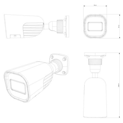 IP-видеокамера Provision ISR I4-340IPEN-36-V5 4 Мп (303529)