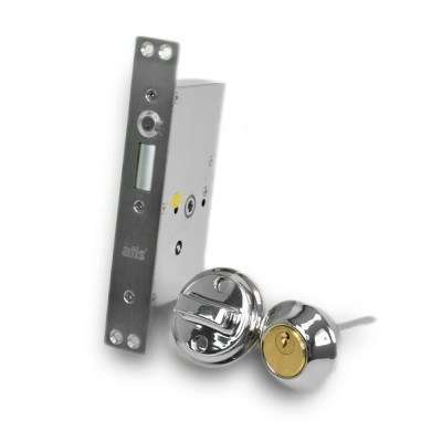 Моторизованный замок для системы контроля доступа Atis Electric Lock DJ05 Серебристый (303505)