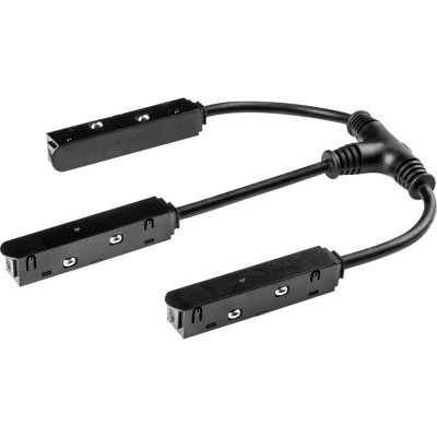 Т образний з'єднувач Lightwell LW-TRACK-T-FLEX-CONNECTOR Чорний (304424)