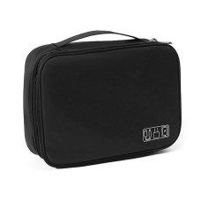 Сумка органайзер для зберігання проводів Lesko # 082 27x20x10 см Black (13907-90899)