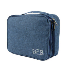 Сумка органайзер для зберігання проводів Lesko # 082 27x20x10 см Blue (13907-90891)