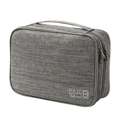 Сумка органайзер для зберігання проводів Lesko # 082 27x20x10 см Gray (13907-90878)