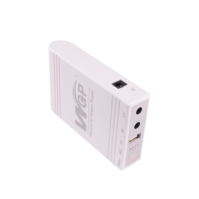 Безперебійник mini ups WGP ДБЖ повербанк для wi fi роутерів 5v 9v 12v 10400 mAh Білий Безперебійник mini ups WGP ДБЖ повербанк для wi fi роутерів 5v 9v 12v 10400 mAh Білий