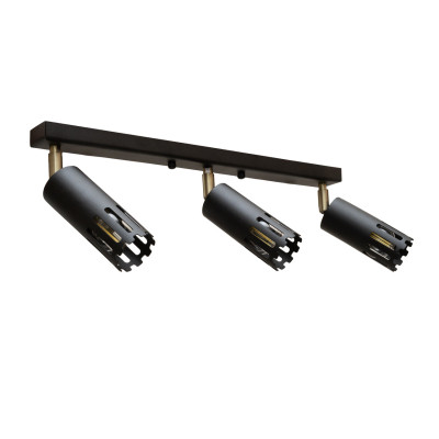 Светильник потолочный MSK Electric Teramo NL 18050-3 BK 18x45 см Черный (620861)
