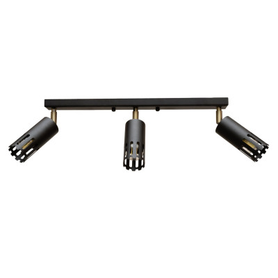 Светильник потолочный MSK Electric Teramo NL 18050-3 BK 18x45 см Черный (620861) Светильник потолочный MSK Electric Teramo NL 18050-3 BK 18x45 см Черный (620861)