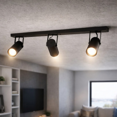 Світильник стельовий MSK Electric Focus Е27 NL 14050-3 BK 19x5 см Чорний (622030) Світильник стельовий MSK Electric Focus Е27 NL 14050-3 BK 19x5 см Чорний (622030)