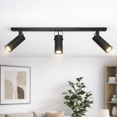 Світильник стельовий MSK Electric Focus Е27 NL 14050-3 BK 19x5 см Чорний (622030) Світильник стельовий MSK Electric Focus Е27 NL 14050-3 BK 19x5 см Чорний (622030)