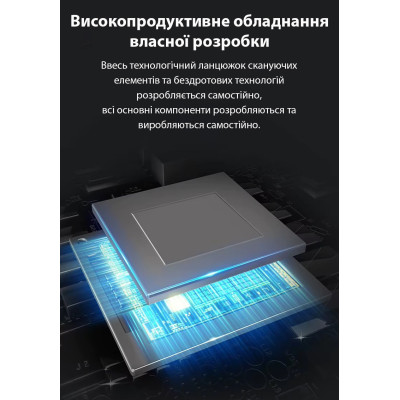 Лазерний сканер штрих-кодів Action 1D/2D Dark Grey (HS25L) Лазерний сканер штрих-кодів Action 1D/2D Dark Grey (HS25L)