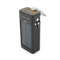 Внешний аккумулятор Linkage LKP-46 Solar Power Bank 22.5W 30000 мАч Черный (hub_ubuhja)