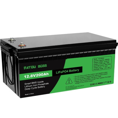 Аккумулятор литий-железо-фосфатный DATOUBOSS LiFePO4 12V 200Ah BMS 2560Wh (2104619065)