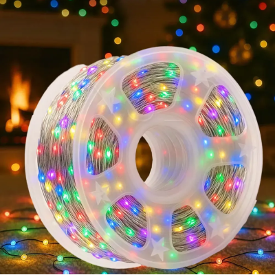 Гирлянда светодиодная No Brand Роса 50м 500 Led Разноцветный (2839058892)