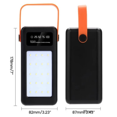 Повербанк No Brand Tugii Y108 Power Bank 80000 мАч Черный (2104619077) Повербанк No Brand Tugii Y108 Power Bank 80000 мАч Черный (2104619077)