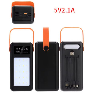 Повербанк No Brand Tugii Y108 Power Bank 80000 мАч Черный (2104619077) Повербанк No Brand Tugii Y108 Power Bank 80000 мАч Черный (2104619077)
