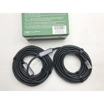 Кабель-подовжувач Digital USB3.0 AM/AF Active 15 м Чорний (USB30Activ-15m1) Кабель-подовжувач Digital USB3.0 AM/AF Active 15 м Чорний (USB30Activ-15m1)