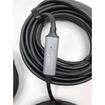 Кабель-подовжувач Digital USB3.0 AM/AF Active 15 м Чорний (USB30Activ-15m1) Кабель-подовжувач Digital USB3.0 AM/AF Active 15 м Чорний (USB30Activ-15m1)