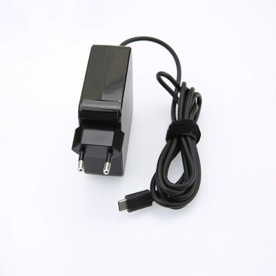 Блок живлення для ноутбука Foxsur HP Lenovo Dell Type-C 20V 3.25A 65W Чорний (A20-65P1A) Блок живлення для ноутбука Foxsur HP Lenovo Dell Type-C 20V 3.25A 65W Чорний (A20-65P1A)