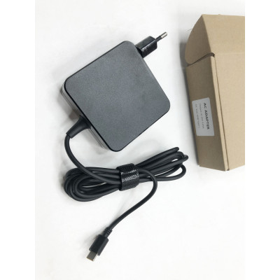 Блок живлення для ноутбука Foxsur HP Lenovo Dell Type-C 20V 3.25A 65W Чорний (A20-65P1A) Блок живлення для ноутбука Foxsur HP Lenovo Dell Type-C 20V 3.25A 65W Чорний (A20-65P1A)