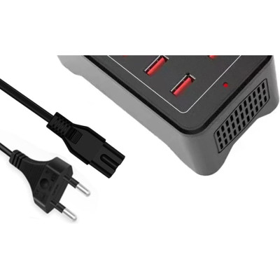 Зарядная станция многопортовая iLEPO на 10 USB портов+10 Type-C Black (19017-hbr) Зарядная станция многопортовая iLEPO на 10 USB портов+10 Type-C Black (19017-hbr)